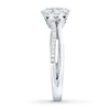 Thumbnail Image 3 of Diamond Engagement Ring 1/2 ct tw Round-Cut 14K White Gold