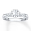 Thumbnail Image 1 of Engagement Ring 1/2 ct tw Diamonds 10K White Gold