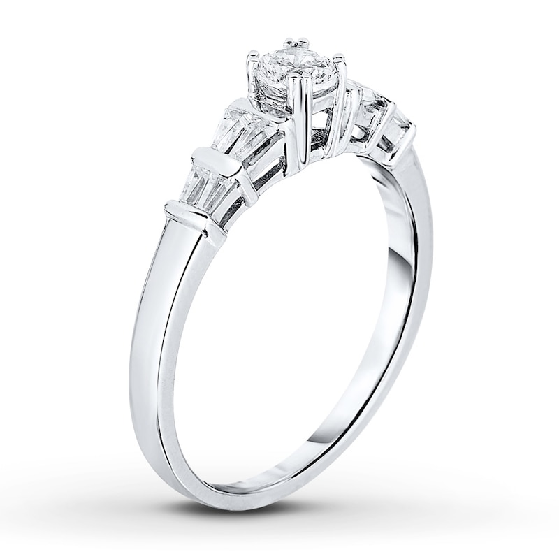 Main Image 3 of Diamond Engagement Ring 1/3 ct tw 14K White Gold