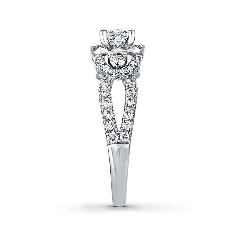 THE LEO Diamond Engagement Ring 1-1/8 Carats tw 14K White Gold