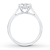 Thumbnail Image 2 of Diamond Ring 1/4 ct tw Round-cut 10K White Gold