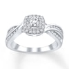 Thumbnail Image 1 of Now + Forever Diamond Engagement Ring 1/2 ct tw Round-cut 10K White Gold