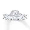 Thumbnail Image 1 of Diamond Engagement Ring 1/2 carat tw 10K White Gold