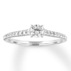 Thumbnail Image 0 of Diamond Engagement Ring 1/2 carat tw Round-cut 14K White Gold