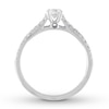 Thumbnail Image 1 of Diamond Engagement Ring 1/2 carat tw Round-cut 14K White Gold