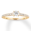 Thumbnail Image 1 of Diamond Engagement Ring 1/2 carat tw Round-cut 14K Yellow Gold