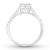 Thumbnail Image 2 of Now + Forever Diamond Engagement Ring 3/8 ct tw Round-cut 10K White Gold