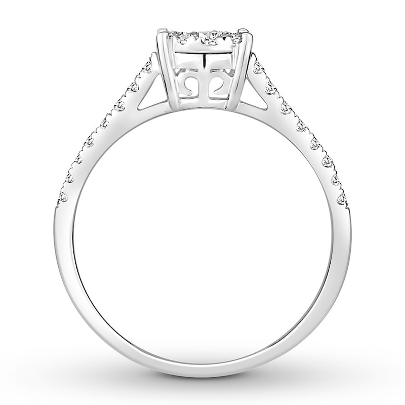 Main Image 2 of Now + Forever Diamond Engagement Ring 3/8 ct tw Round-cut 10K White Gold