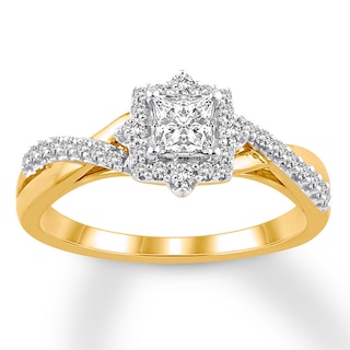 Women's Wooden Engagement Ring With 14K Yellow Gold – Chasing Victory