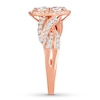 Thumbnail Image 3 of Diamond Engagement Ring 1-1/4 ct tw Round-cut 14K Rose Gold