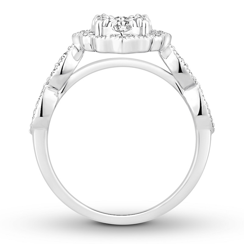 Main Image 2 of Now + Forever Diamond Engagement Ring 3/4 ct tw Round-cut 14K White Gold