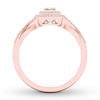 Thumbnail Image 2 of Diamond Engagement Ring 1/4 ct tw Round-cut 10K Rose Gold