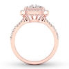 Thumbnail Image 2 of Diamond Engagement Ring 3/4 ct tw Round-cut 14K Rose Gold