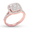 Thumbnail Image 4 of Diamond Engagement Ring 3/4 ct tw Round-cut 14K Rose Gold