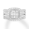 Thumbnail Image 1 of Diamond Engagement Ring 2 ct tw Princess-cut 10K White Gold