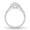 Thumbnail Image 2 of Now + Forever Diamond Engagement Ring 1/2 ct tw Round-cut 10K White Gold