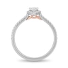 Thumbnail Image 3 of Hallmark Diamonds Engagement Ring 3/8 ct tw 10K Two-Tone Gold