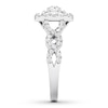 Thumbnail Image 3 of Diamond Engagement Ring 3/4 ct tw Round-cut 14K White Gold