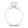 Thumbnail Image 1 of Certified Diamond Engagement Ring 1/2 ct tw Oval-cut  14K White Gold
