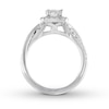 Thumbnail Image 2 of THE LEO Diamond Princess-cut Engagement Ring 1 ct tw 14K White Gold