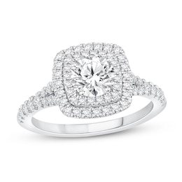 Now + Forever Diamond Engagement Ring 1-1/8 ct tw Round-cut 14K White Gold