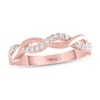 Thumbnail Image 0 of THE LEO Diamond Wedding Band 1/5 ct tw Round-cut 14K Rose Gold