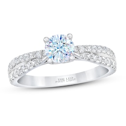 THE LEO First Light Diamond Engagement Ring 1-1/8 ct tw 14K White Gold