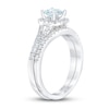 Thumbnail Image 2 of THE LEO First Light Princess-cut Diamond Bridal Set 7/8 ct tw 14K White Gold