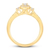 Thumbnail Image 1 of Diamond Engagement Ring 1/2 ct tw Round-cut 10K Yellow Gold