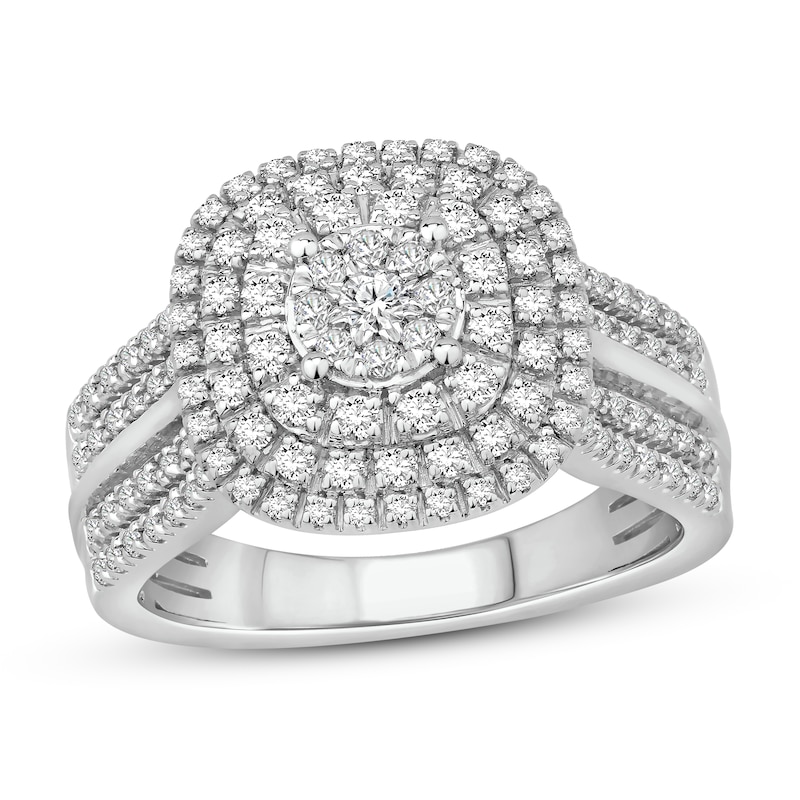 Main Image 1 of Now + Forever Diamond Engagement Ring 3/4 ct tw Round-cut 10K White Gold