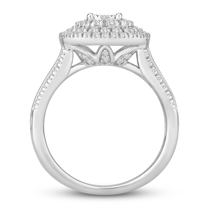 Main Image 2 of Now + Forever Diamond Engagement Ring 3/4 ct tw Round-cut 10K White Gold