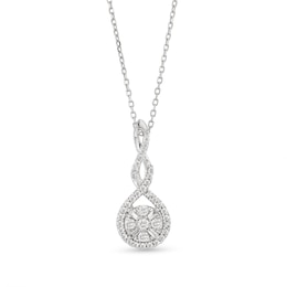 Neil Lane Diamond Necklace 3/8 ct tw 14K White Gold 19&quot;