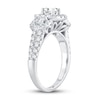 Thumbnail Image 2 of Memories Moments Magic Diamond Engagement Ring 1-1/2 ct tw Round-cut 14K White Gold