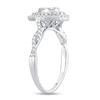 Thumbnail Image 2 of Multi-Diamond Engagement Ring 1/2 ct tw Round-cut 10K White Gold