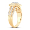 Thumbnail Image 1 of Multi-Stone Diamond Engagement Ring 1 ct tw Round-cut 10K Yellow Gold