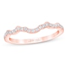 Thumbnail Image 1 of THE LEO First Light Diamond Wedding Band 1/5 ct tw Round-cut 14K Rose Gold