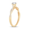 Thumbnail Image 1 of Diamond Engagement Ring 1/2 ct tw Round-cut 14K Yellow Gold