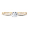 Thumbnail Image 2 of Diamond Engagement Ring 1/2 ct tw Round-cut 14K Yellow Gold