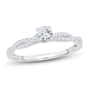 Thumbnail Image 0 of Diamond Engagement Ring 1/2 ct tw Round-cut 14K White Gold