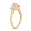 Thumbnail Image 2 of Memories Moments Magic 3-Stone Diamond Engagement Ring 1 ct tw Round-cut 14K Yellow Gold