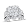 Thumbnail Image 1 of Diamond Engagement Ring 3 ct tw Round & Baguette 10K White Gold