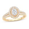 Thumbnail Image 0 of Multi-Diamond Engagement Ring 1/2 ct tw Round-cut 10K Yellow Gold