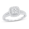 Thumbnail Image 0 of Multi-Diamond Engagement Ring 1/2 ct tw Round-cut 10K White Gold
