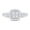 Thumbnail Image 2 of Multi-Diamond Engagement Ring 1/2 ct tw Round-cut 10K White Gold