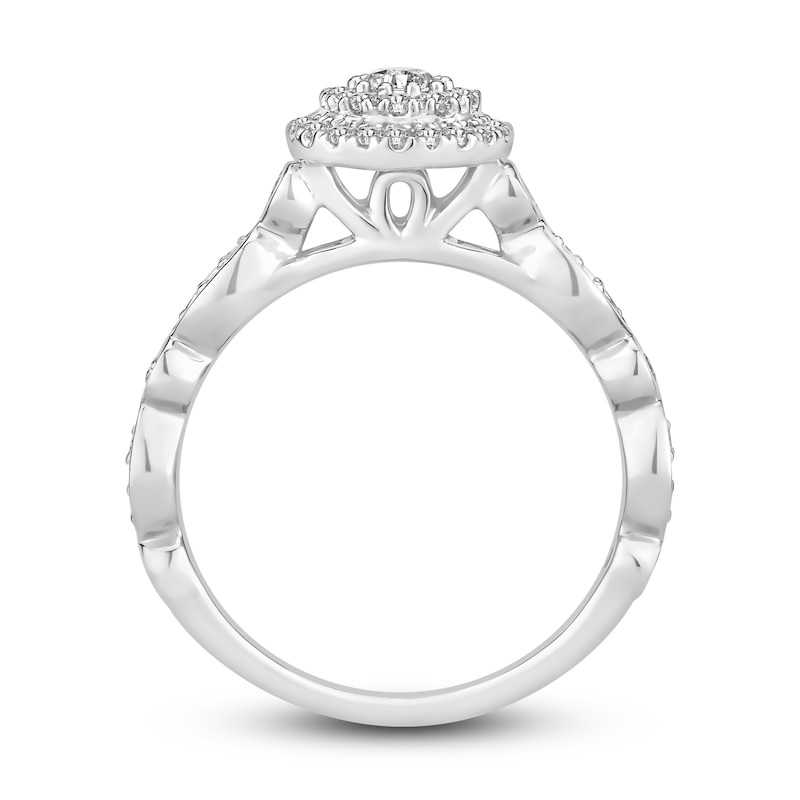 Main Image 2 of Now + Forever Diamond Engagement Ring 1/2 ct tw Round-Cut 10K White Gold