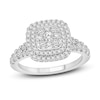 Thumbnail Image 1 of Multi-Diamond Engagement Ring 7/8 ct tw Round-cut 10K White Gold