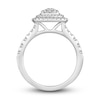 Thumbnail Image 2 of Multi-Diamond Engagement Ring 7/8 ct tw Round-cut 10K White Gold