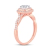 Thumbnail Image 2 of Diamond Engagement Ring 1/2 ct tw Round-cut 10K Rose Gold