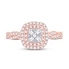 Thumbnail Image 3 of Diamond Engagement Ring 1/2 ct tw Round-cut 10K Rose Gold