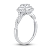 Thumbnail Image 1 of Diamond Engagement Ring 1/2 ct tw Round-cut 10K White Gold